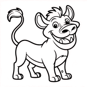Disegno Facile di Pumbaa de Il Re Leone