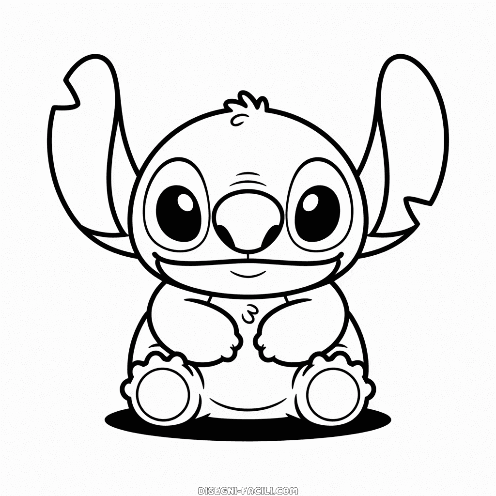 Disegno Facile di Squishmallow di Stitch