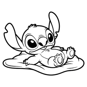 Disegno Facile di Stitch Piccolo